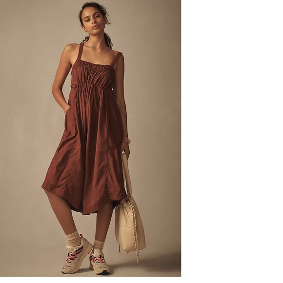 Anthropologie Dresses & Skirts - Daily Practice by Anthropologie Keeseville Sleeveless Smocked Dress size L